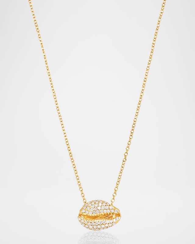 18K Le Cauri Petite Pave Diamond Necklace
